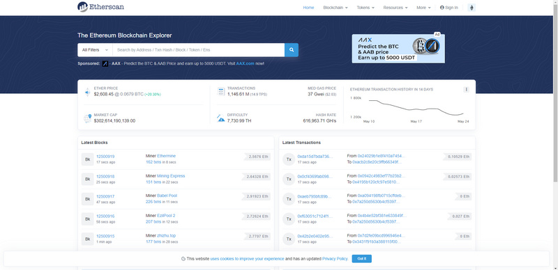 推开区块链世界的大门 ： 玩转区块浏览器 - 第5张  | 比特币-比特币价格-比特币行情交易交流平台