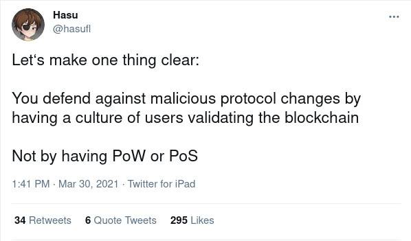 区块链可扩展性的局限性：Vitalik Buterin 反驳马斯克的狗狗币扩展方式 - 第3张  | 比特币-比特币价格-比特币行情交易交流平台