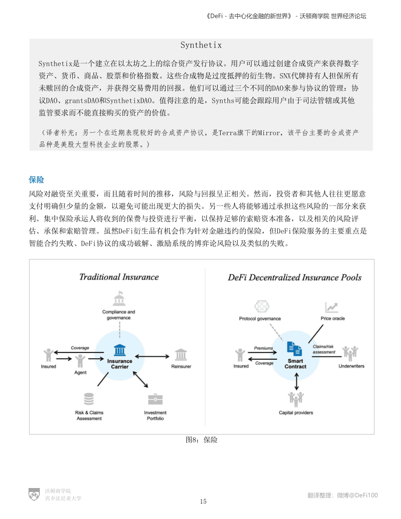 沃顿商学院与世界经济论坛联合发布报告《defi——分散金融的新世界》 - 第15张  | 比特币-比特币价格-比特币行情交易交流平台