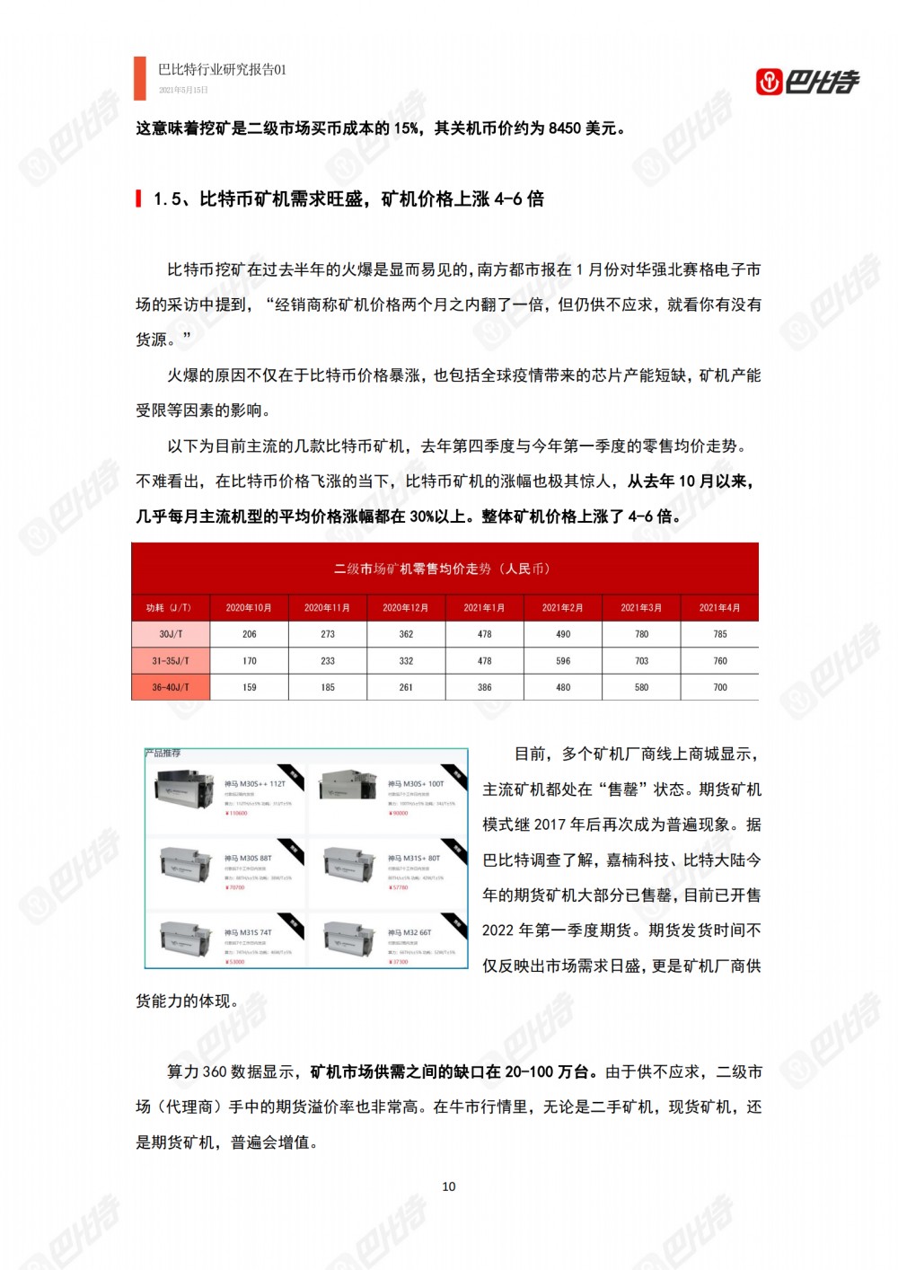 比特币计算能力产业研究报告2021-巴比特产业研究报告-01 - 第10张  | 比特币-比特币价格-比特币行情交易交流平台