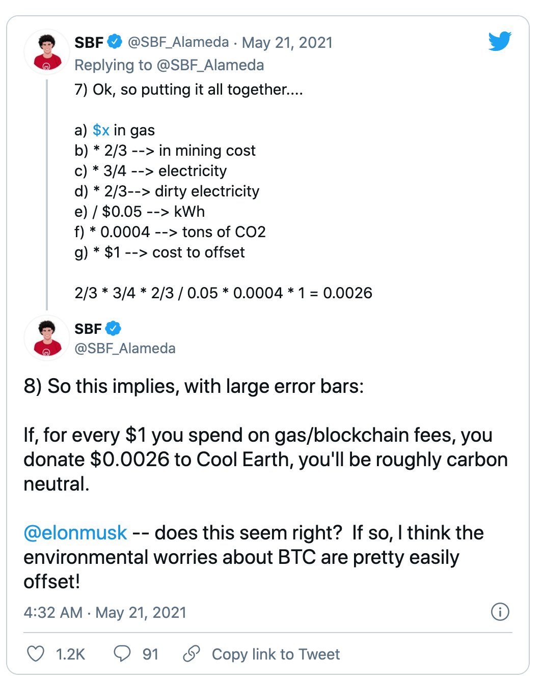 SBF的碳排放数学教室比特币排放多少碳 - 第2张  | 比特币-比特币价格-比特币行情交易交流平台