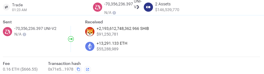 Shib已经卖完了。我们研究过神V的钱包 - 第1张  | 比特币-比特币价格-比特币行情交易交流平台