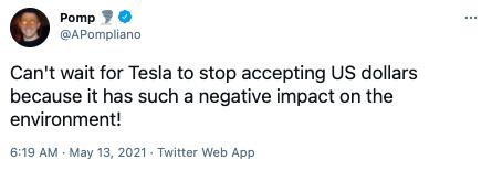 业内人士对特斯拉暂停比特币支付有何看法？ - 第2张  | 比特币-比特币价格-比特币行情交易交流平台