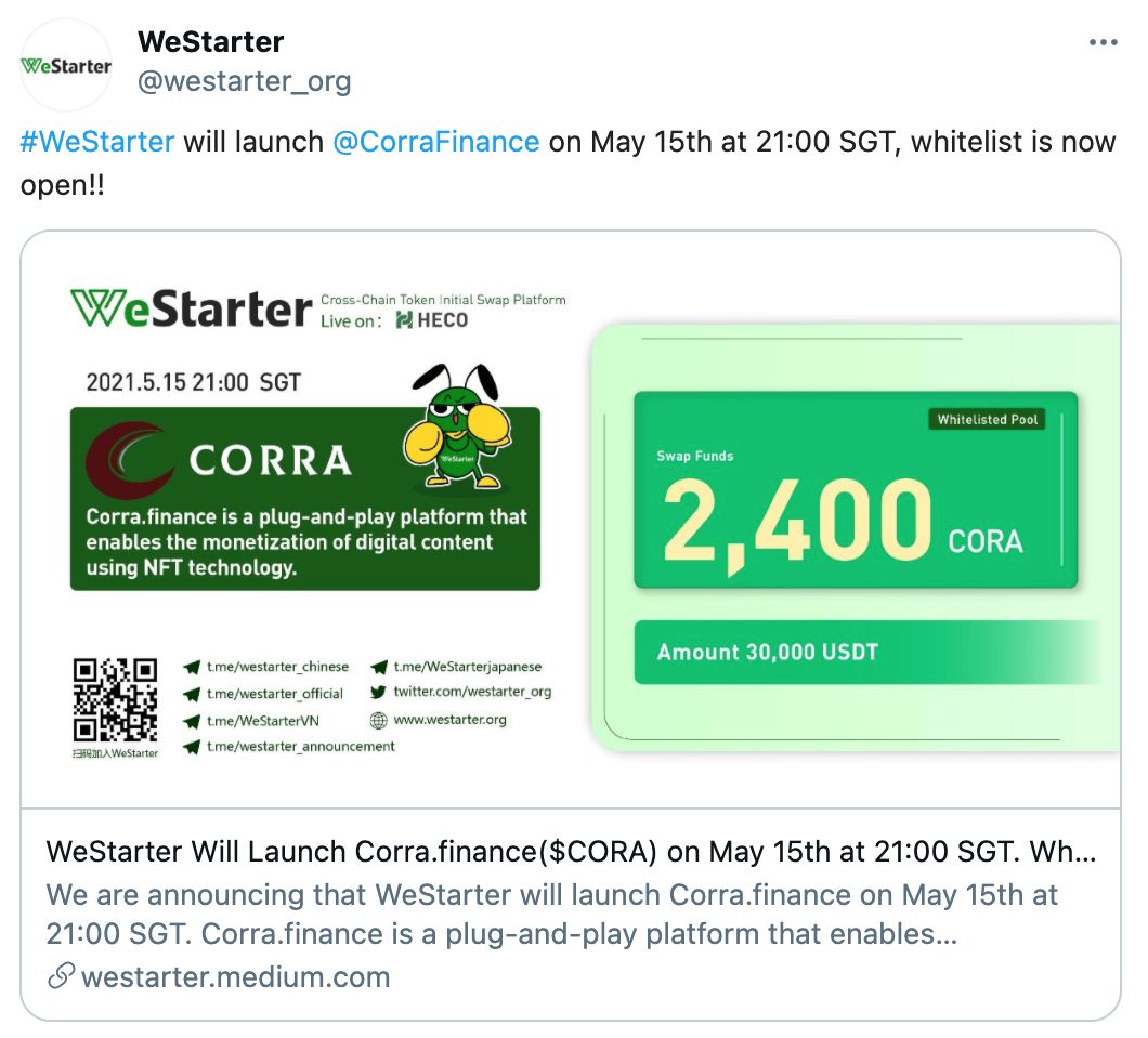 为NFT启用财务属性？阅读corra.finance让普通人玩NFT - 第2张  | 比特币-比特币价格-比特币行情交易交流平台