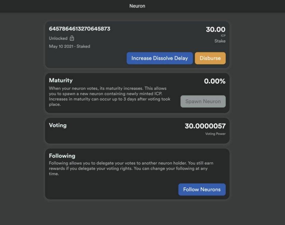 三分钟入门 DFINITY 钱包与治理软件 - 第9张  | 比特币-比特币价格-比特币行情交易交流平台