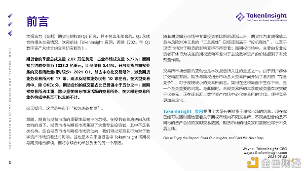 2021 Q1 期货与期权市场研究报告 - 第3张  | 比特币-比特币价格-比特币行情交易交流平台