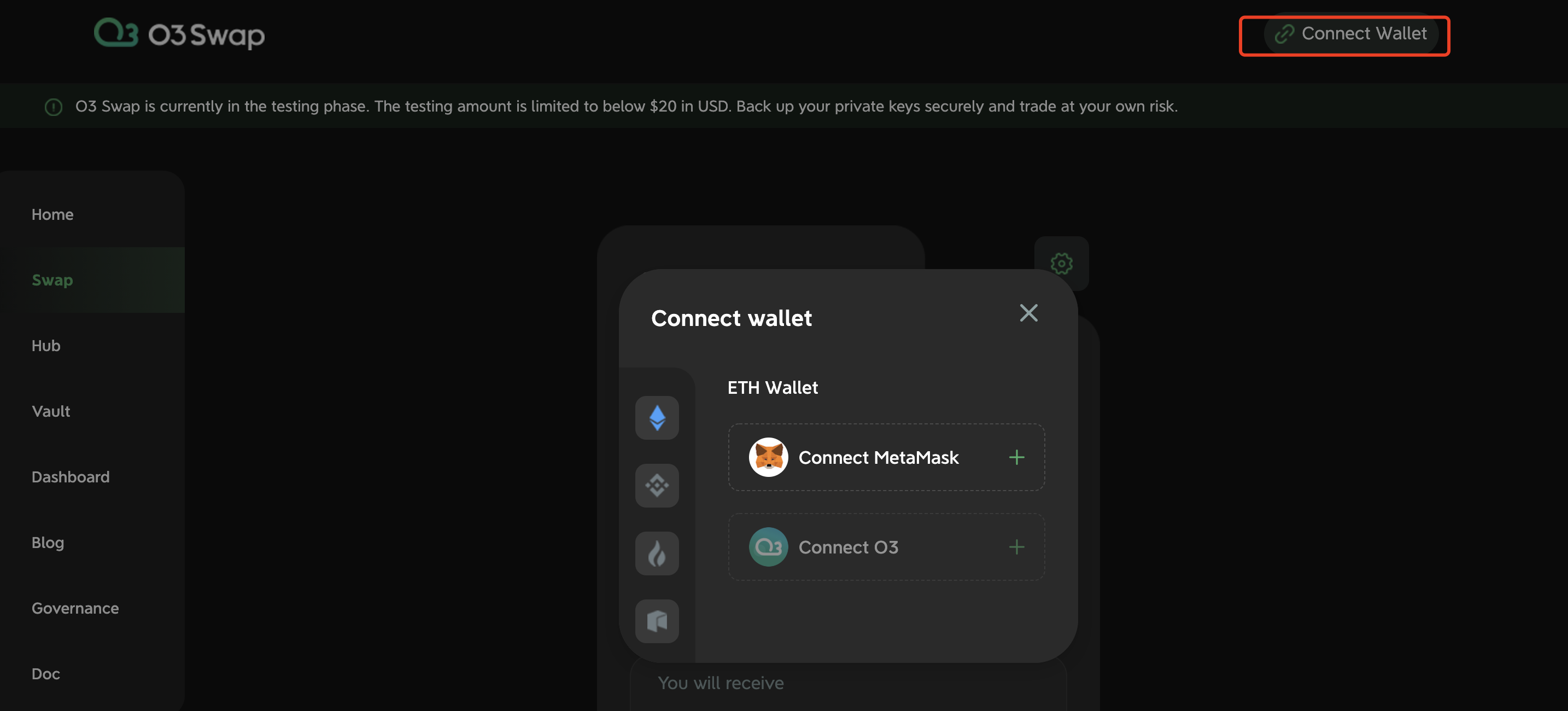 教程丨手把手带你玩跨链聚合协议O3 Swap，一起撸空投！ - 第1张  | 比特币-比特币价格-比特币行情交易交流平台