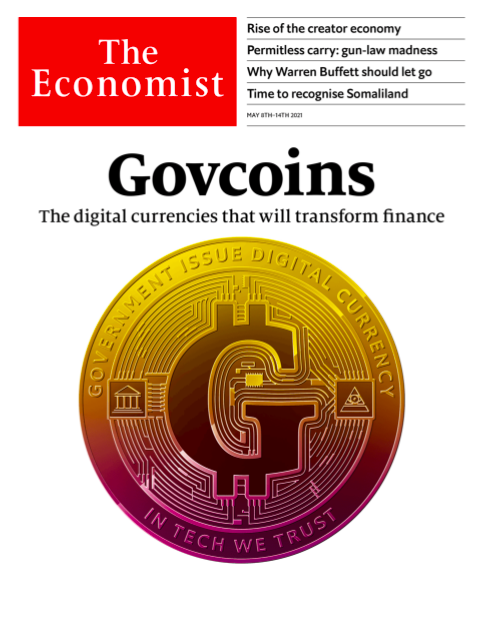 新一期《经济学人》的封面主题：govcoins，改变数字货币的金融 - 第1张  | 比特币-比特币价格-比特币行情交易交流平台