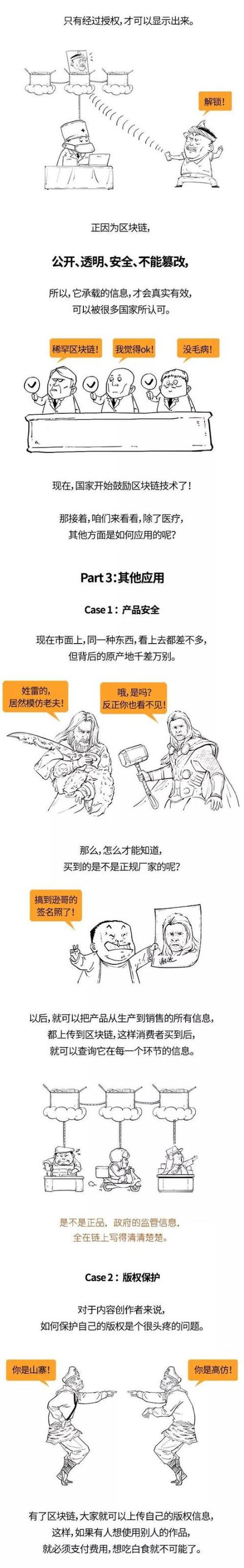 新华社科普漫画刷屏：一分钟看懂区块链 - 第3张  | 比特币-比特币价格-比特币行情交易交流平台
