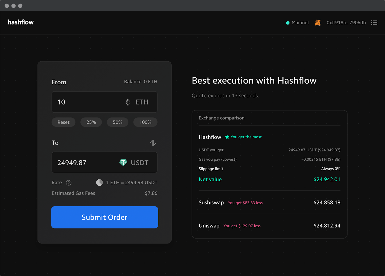 DeFi新玩法 | 3分钟了解DeFi专业做市商协议Hashflow - 第1张  | 比特币-比特币价格-比特币行情交易交流平台