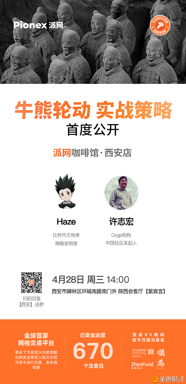 4月28日【西安】Pionex派网和你一起聊行情，聊聊新风向 - 第1张  | 比特币-比特币价格-比特币行情交易交流平台
