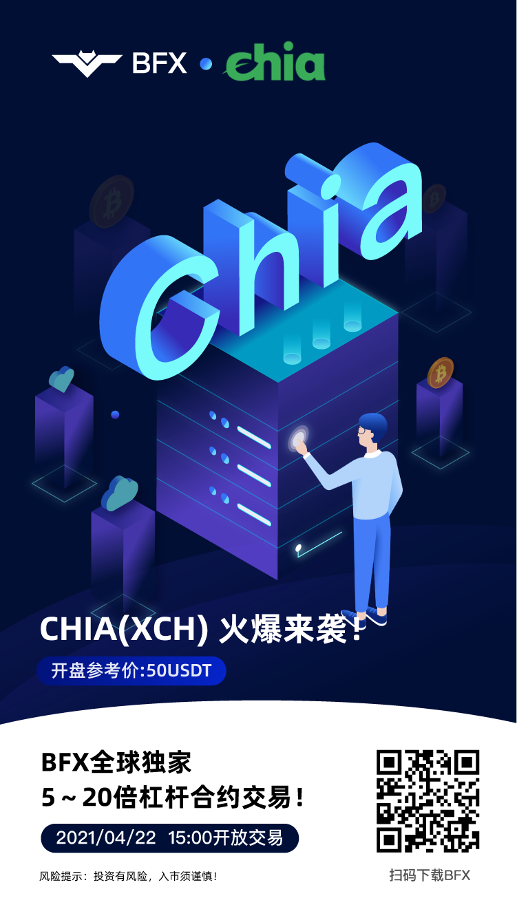 【上线】XCH(Chia)合约即将上线BFX试验区 - 第1张  | 比特币-比特币价格-比特币行情交易交流平台
