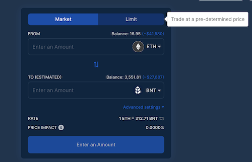 DeFi新玩法丨3分钟玩转无gas费的Bancor限价单功能 - 第1张  | 比特币-比特币价格-比特币行情交易交流平台