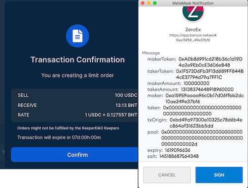 DeFi新玩法丨3分钟玩转无gas费的Bancor限价单功能 - 第3张  | 比特币-比特币价格-比特币行情交易交流平台