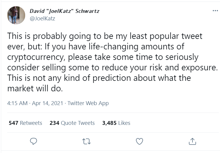 Ripple CTO：是时候“认真考虑”出售一些加密货币了 - 第1张  | 比特币-比特币价格-比特币行情交易交流平台