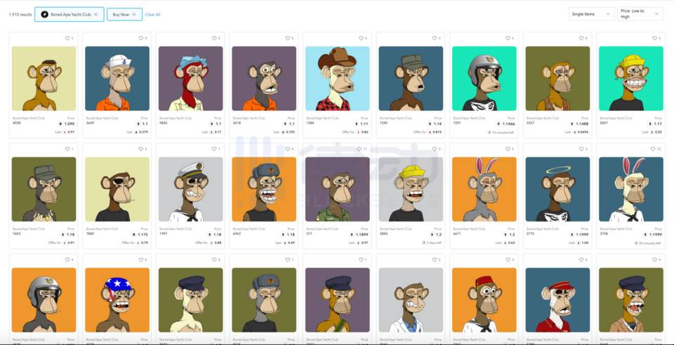 日交易额达 NBA Top Shot 两倍，这些「猿猴」为什么火了？ - 第2张  | 比特币-比特币价格-比特币行情交易交流平台
