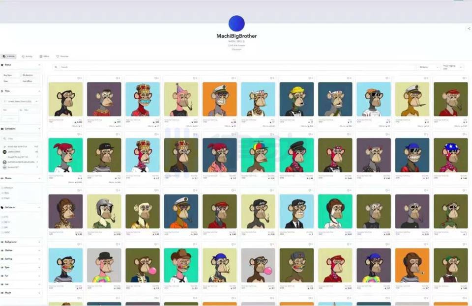 日交易额达 NBA Top Shot 两倍，这些「猿猴」为什么火了？ - 第18张  | 比特币-比特币价格-比特币行情交易交流平台